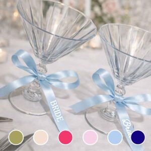 Vintage Style Satin Ribbon Place Names